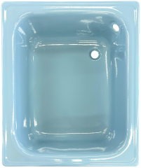 KALDEWEI Duschwanne Dusche 90 x 75 x 28 cm EXTRA-TIEF Bermudablau