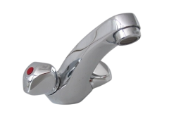 IDEAL STANDARD Euroflow Zweigriff Waschtischarmatur Chrom