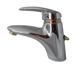 IDEAL STANDARD Idyll Waschbeckenarmatur Chrom Edelmessing Mischbatterie Waschtisch, Waschbeckenmischer Chrom, Badezimmerarmatur Ideal Standard, Hochdruckarmatur Waschbecken