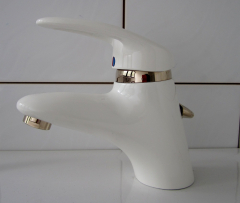 IDEAL STANDARD Idyll Waschbeckenarmatur Weiss Edelmessing