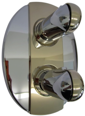 Bausatz 2 - Ceratherm Thermostat Chrom Edelmessing