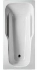 BETTE LINE Badewanne 170 x 80 cm m. Griffbohrung WEISS