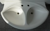 IDEAL STANDARD Esprit Doppelwaschbecken Doppelwaschtisch Waschbecken EDELWEISS 93,5 x 56 cm