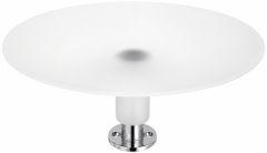 Ideal Standard Guest Seifenschale Glas-Schale Ablage Chrom Kristallglas mattiert (A2971AA / 08631019000)