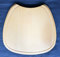 SUTER Schneidebrett Rüstbrett Naturholz Buche Natur 38,5 x 36 cm