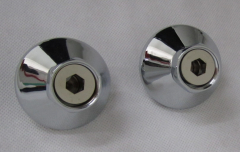 RACCORDS DECALES S-Anschlüsse Rosetten Blenden 10 mm Chrom