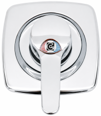 Ceramix Junior Unterputz Duscharmatur Chrom UP Brausearmatur Wandeinbau GC-Junior Brausebatterie (A2302.980993 / HMD103CH / GC165)