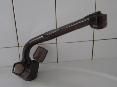 FRANKE Küchenarmatur mit Brause in Mocca-Braun