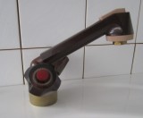 EGRO Küchenarmatur Zweigriff Spültischarmatur mit Brause Bronze Braun