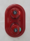 Idealtherm Junior Wandeinbau-Thermostat Unterputz Rot