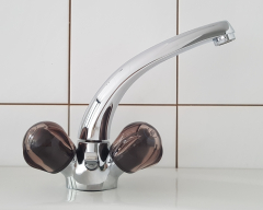 KWC NEOSTAR Küchenarmatur Chrom-Braun