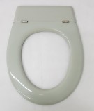 HAND Harofix Pressstoffsitz WC-Sitz ohne Deckel Toilettenbrille Grau