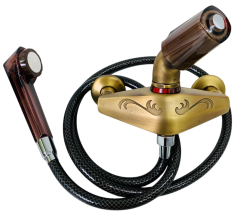 Egro Duschwannenarmatur Armatur Bronze Schweizer Anschlüsse