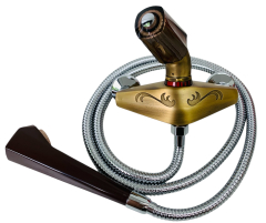 Egro Duschwannenarmatur Armatur Bronze Schweizer Anschlüsse