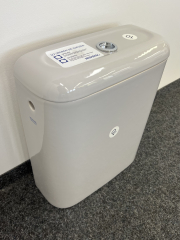 KERAMAG Courreges Keramik-Spülkasten Einlauf hinten/Links/Rechts Manhattan Grau