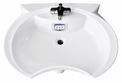 POZZI-GINORI Design Waschbecken Waschtisch Weiss 74 x 54 cm