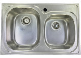 SUTER stainless steel sink 75 x 50 cm