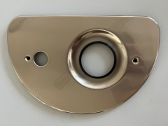 Ideal Standard Ceratop Rosette Blende Satin mit Loch für Umstellknopf