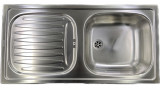 BLANCO FLEX Spüle Einbauspüle Küchenspüle Edelstahl 86 x 43,5 cm