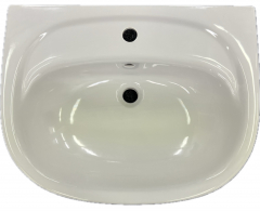 Keramag Delta Fondo 60 x 45 cm Waschtisch Waschbecken Manhattan Grau