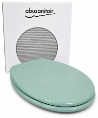 Abusanitair WC-Sitz Toilettensitz WC-Brille WC-Deckel Ägäis Grün TREND