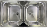 BLANCO Double bowl stainless steel sink