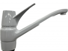 EGRO Mono Küchenarmatur Spültischarmatur Manhattan Grau Einhebel Armatur