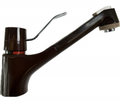 EGRO Küchenarmatur Spültischarmatur mit Brause Mocca Braun ​​​​​​​Einhebel Armatur