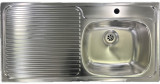 BLANCO EES 10x5 97,5 x 49 cm Spüle Einbauspüle Küchenspüle Edelstahl Becken-Rechts