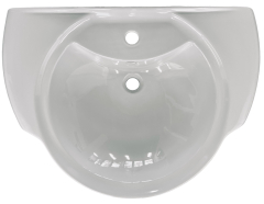 IDEAL STANDARD Waschbecken Waschtisch Bajade MANHATTAN-GRAU 65 x 52 cm