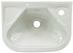 NOVO-BOCH kompaktes Handwaschbecken / Waschtisch WEISS 41x29,5 cm