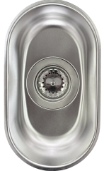 SUTER Ideal I16U Edelstahl-matt Unterbau-Becken Spüle 18x31,7cm Kleines Becken