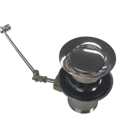 Rokal Excenter Ablaufgarnitur Zugknopf-Ablaufgarnitur Chrom Waschbecken Ablauf Pop-up Waschbecken Stopfen Chrom, Basin Waste Pop Up, Sink Drain Pop Up, Bathroom Drain Valve, Wash Basin Waste, Pop Up Waste 1 1/4, Bathroom Sink Drain Shiny
