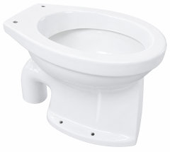 SPHINX Stand-WC Weiß Flachspüler Bodenabgang Standtoilette Keramik - Made in Holland Abgang Boden WC