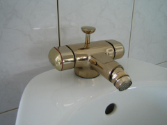 IDEAL STANDARD Dualux Bidet Armatur Bidetarmatur EDELMESSING