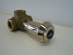 Dreiwege-Umstellung Unterputz Armatur EDELMESSING