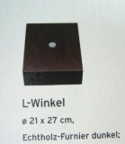 Ideal Standard Guest 21x27 cm L-Winkel Holzablage Nussbaum LO