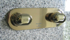 Dualux Unterputz-Armatur Duscharmatur Edelmessing