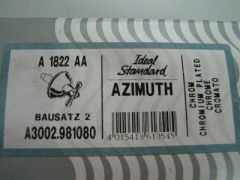 IDEAL STANDARD Azimuth Bausatz 2 Wandeinbauventil A3002.981080